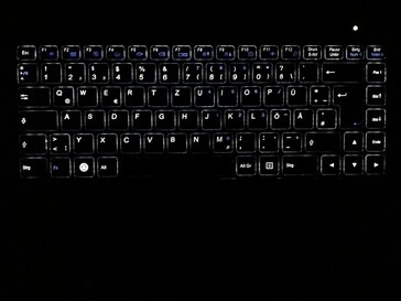 La retroiluminación del teclado del Libro de Esmoquin BU1307
