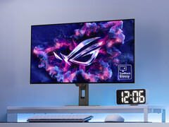 El primer monitor WOLED de 540 Hz para juegos de Asus tendrá un revestimiento TrueBlack Glossy como el ROG Strix OLED XG32UCWMG que aparece en la imagen. (Fuente de la imagen: Asus)