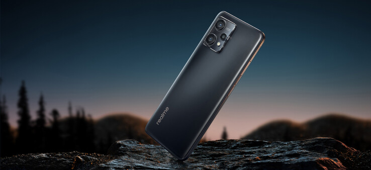 El Realme 9 4G en su combinación de colores Meteor Black. (Fuente de la imagen: Realme)