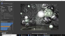 Cinebench R15 Multi 64Bit sobre batería