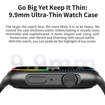 El smartwatch de Lenovo es bastante delgado