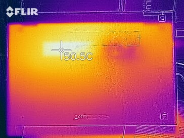 Desarrollo de calor bajo carga - Abajo