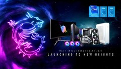 El evento MSI X Intel mostrará lo mejor de MSI e Intel Rocket Lake. (Fuente de la imagen: MSI)