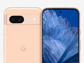 El Pixel 8a con su fondo de pantalla Hematite. (Fuente de la imagen: @OnLeaks & SmartPrix - editado)