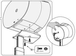 Tornillos M5 para conectar los soportes Sonos