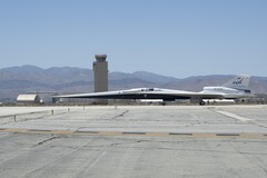El X-59 en rodaje. (Fuente de la imagen: NASA/Carla Thomas)