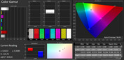 CalMAN espacio de color – DCI P3