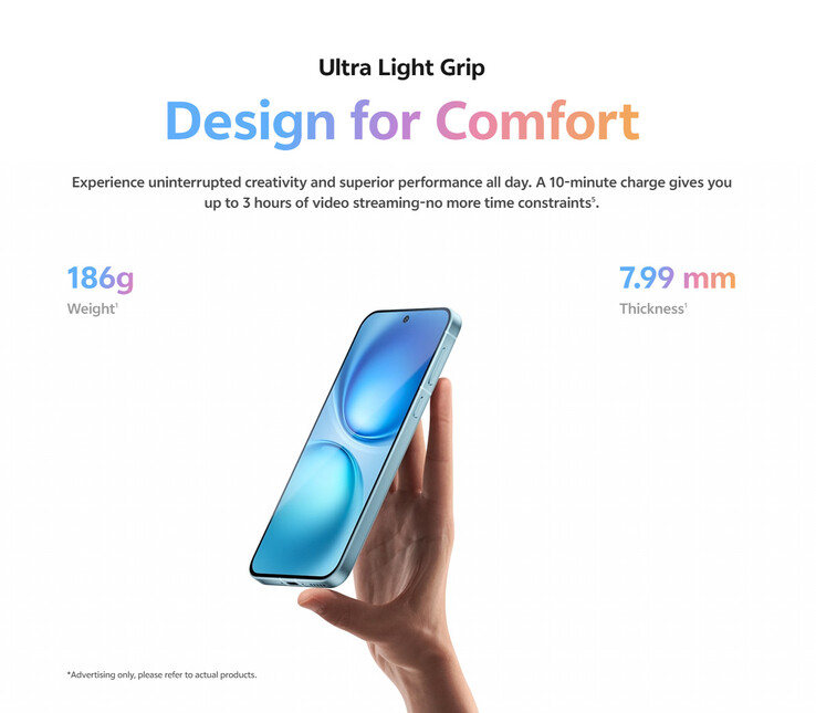 Diseño del Vivo X200 FE (Fuente de la imagen: Vivo)