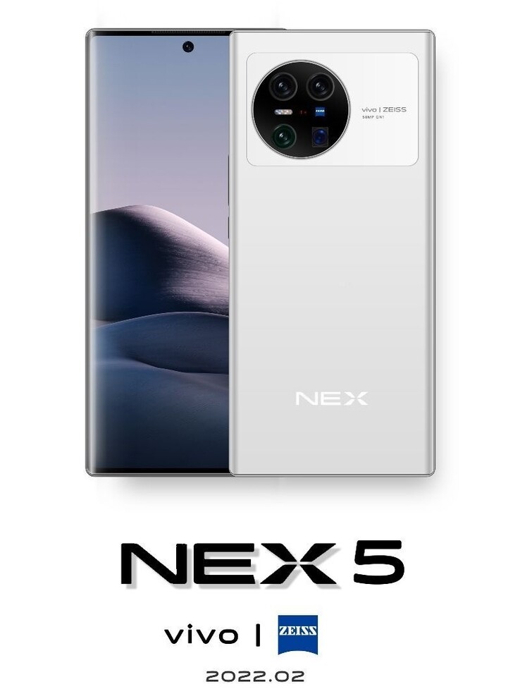 La nueva filtración también insinúa que el NEX 5 también vendrá en blanco. (Fuente: Shadow_Leaks en Twitter)