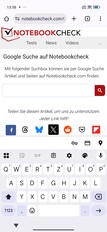 Gboard en modo vertical