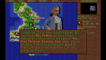 En la imagen: una captura de pantalla del juego «Sid Meier's Colonization (Classic)».