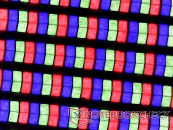 Subpíxeles RGB nítidos que evitan problemas de granulosidad en la pantalla