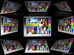 Pérdida menor de brillo e información de color en ángulos extremos