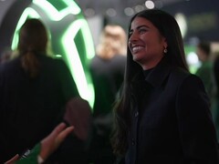 Una captura de pantalla de la directora ejecutiva de Xbox, Asha Sharma, durante una entrevista en BBC News