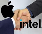 Apple e Intel supuestamente en asociación.