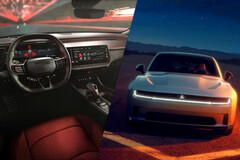 El nuevo Dodge Charger EV desafía las recientes tendencias de los vehículos eléctricos con su interior maximalista y su enfoque en la diversión. (Fuente de la imagen: Dodge - editado)