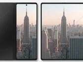 Galaxy Render del Fold 3 basado en los rumores. (Imagen: @BenGeskin)