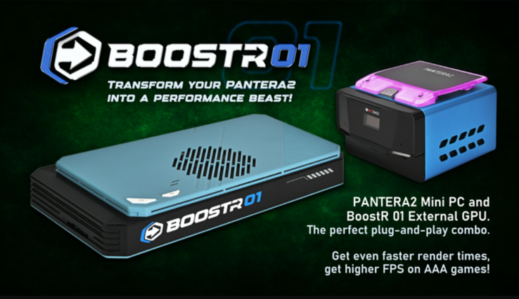 La Pantera 2 con su GPU Boostr. (Fuente: XDO Tech)