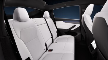 Modelo Y Premium con techo interior negro.