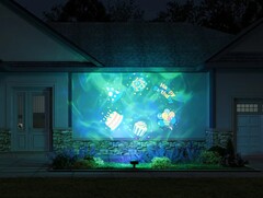 El proyector de luz para decoración de exteriores de Govee (en la imagen) saldrá a la venta en septiembre. (Fuente de la imagen: Govee)