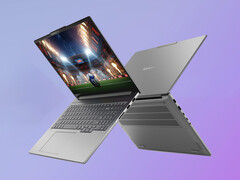 El nuevo IdeaPad Pro 5i puede equiparse con hasta el Core Ultra X9 388H. En la imagen: una imagen promocional que muestra el delgado diseño del portátil. (Fuente de la imagen: Lenovo - editado)