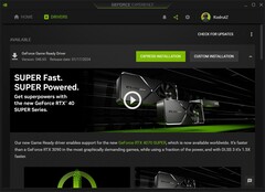 Actualización del controlador Game Ready 546.65 de Nvidia GeForce en GeForce Experience (Fuente: Propia)