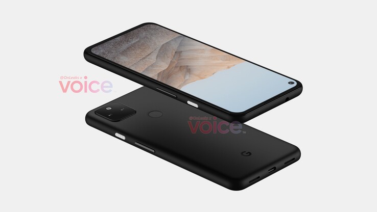 Google Pixel 5a (imagen vía @OnLeaks)