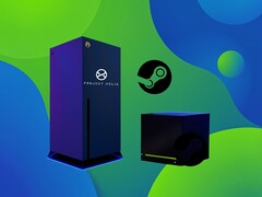 La maqueta del Proyecto Helix se muestra junto a Steam Machine