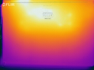 Prueba de esfuerzo de temperaturas superficiales (abajo)