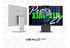 El Xiaoxin Pro 27 2024 viene en dos opciones de color. (Fuente de la imagen: Lenovo)