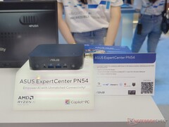 El Asus ExpertCenter PN54 se ha mostrado en Computex 2025 (fuente de la imagen: Notebookcheck)