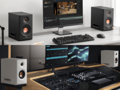 Los monitores de estudio Edifier MR5 (en la imagen) están disponibles en blanco y negro. (Fuente de la imagen: Edifier - Editado)