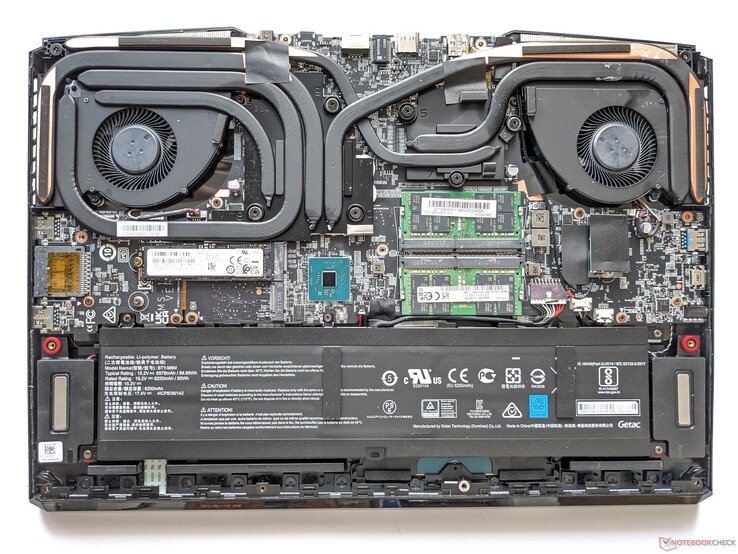 MSI GE76 Raider 11UH - Opciones de mantenimiento