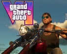 Banner de GTA 6 mostrando a Jason en moto (Fuente de la imagen: captura de pantalla, Rockstar Games YouTube con ediciones)