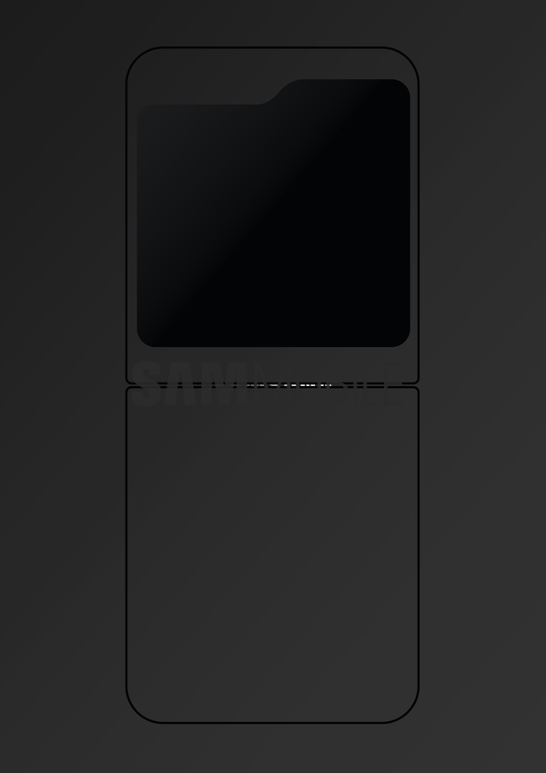Samsung Galaxy Z Flip5 cover display (imagen vía Sammobile)