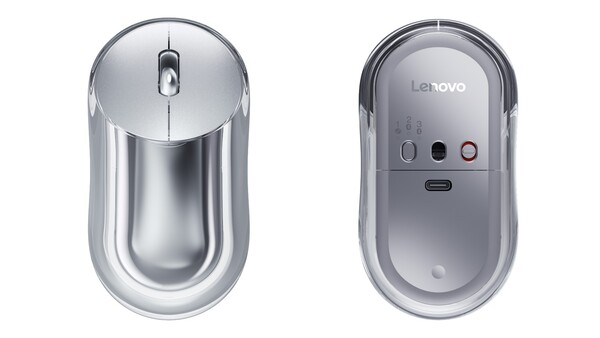 El ratón inalámbrico Lenovo 900 puede emparejarse con tres dispositivos de forma simultánea. (Fuente de la imagen: Lenovo)