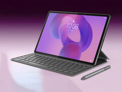 La Idea Tab Plus 2025 cuesta a partir de 269,99 dólares. En la imagen: la tableta con accesorios. (Fuente de la imagen: Lenovo)
