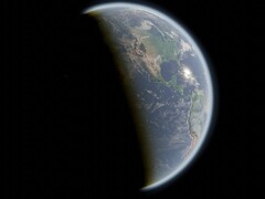 Ilustración de un artista que muestra la Tierra en el espacio. (Fuente de la imagen: TheHappyCamper - Pixabay)