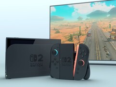 Nintendo Switch 2 en modo acoplado (Fuente de la imagen: captura de pantalla, Nintendo of America YouTube)