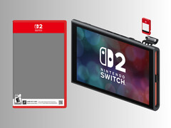 Caja y cartucho de la tarjeta llave de Switch 2 (Fuente de la imagen: Nintendo of America con modificaciones)