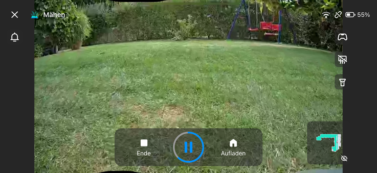 Vídeo en directo del TerraMow Mini 500