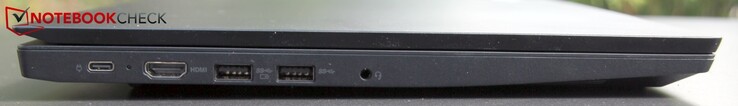 Izquierda: USB-C, HDMI 1.4b, 2x USB 3.0, auriculares/micrófono