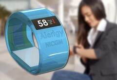 La pulsera Alertgy NICGM podría estar disponible para los diabéticos de tipo 2 en 2023. (Fuente de la imagen: Alertgy - editado)