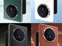 Honor lanzará el Magic V3 en un total de cuatro elegantes colores (al menos en China) con la parte trasera en símil de cuero. (Fuente de la imagen: Honor, editado)