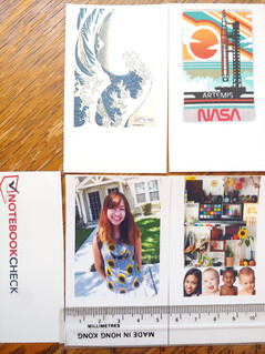 Etiqueta Inkwon - Muestra de impresión fotográfica adhesiva.