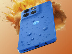 El Moto G57 Power cuenta con la certificación IP64 contra el polvo y el agua. (Fuente de la imagen: Motorola)