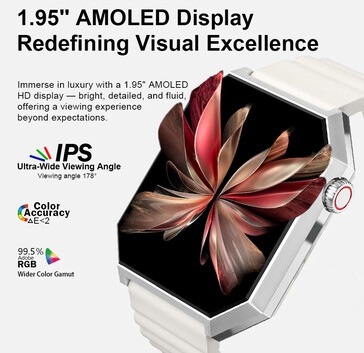 Este wearable tiene una pantalla AMOLED y una corona (Fuente de la imagen: Rollme)