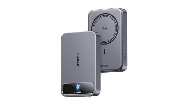 El inédito banco de energía inalámbrico magnético de Ugreen (PB589). (Fuente de la imagen: Ugreen)