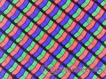Subpíxeles RGB nítidos casi sin grano
