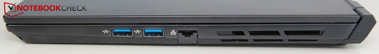 Derecha: 2 USB-A 3.0, Ethernet